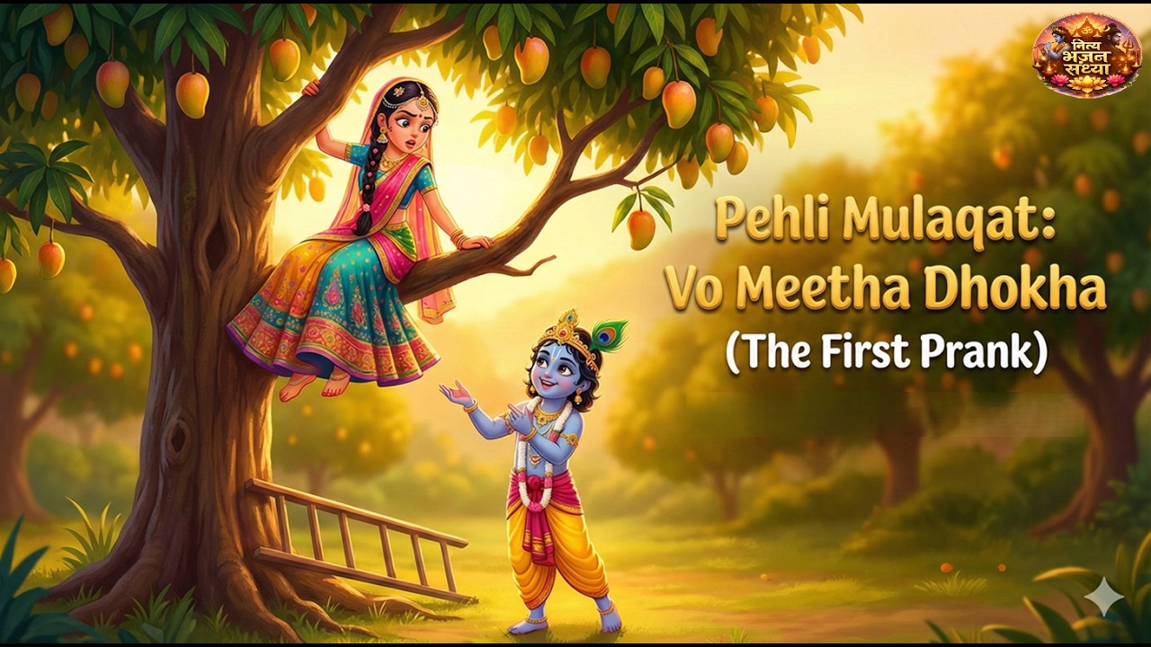 Radha Krishna Ki Pehli Mulaqat: Vo Meetha Dhokha 🥭| Shyam Ne Kiya Aisa Mazaak | Radha Krishna Bhajan