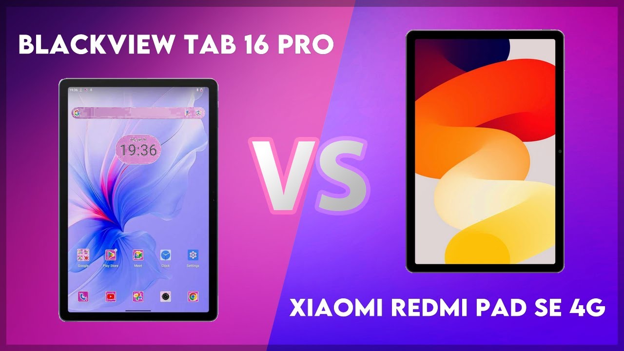 Blackview Tab 16 Pro vs Xiaomi Redmi Pad SE 4G Technical Comparison