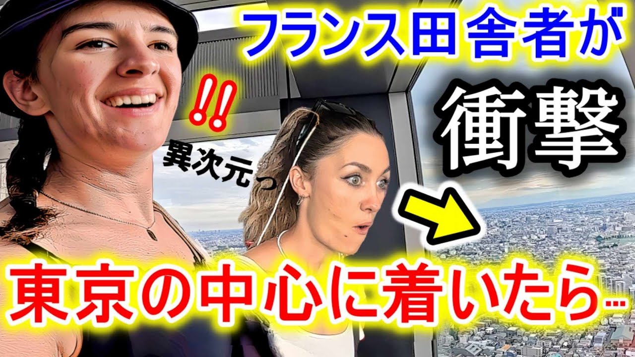 高層ビルなんて見たことないフランスの田舎家族が、人生初日本の首都に衝撃の連続！【海外の反応】