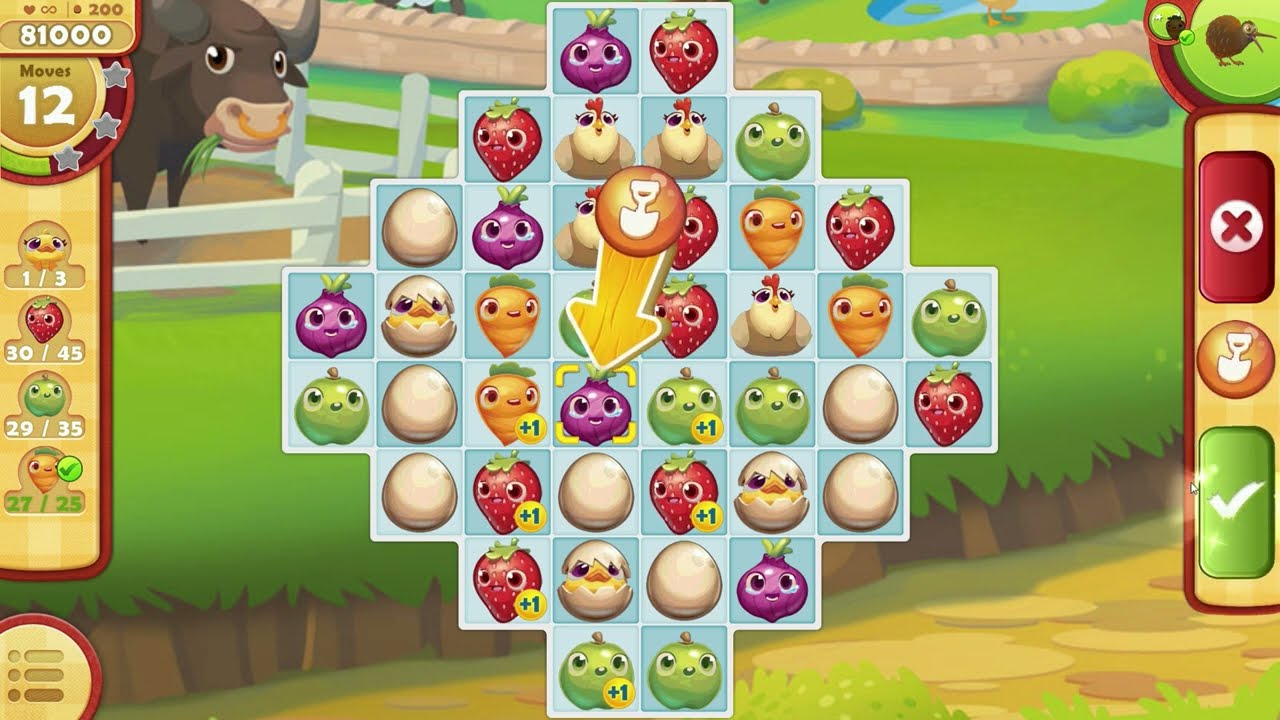 Farm Heroes Saga Level 196-200 Gameplay | Funny Games