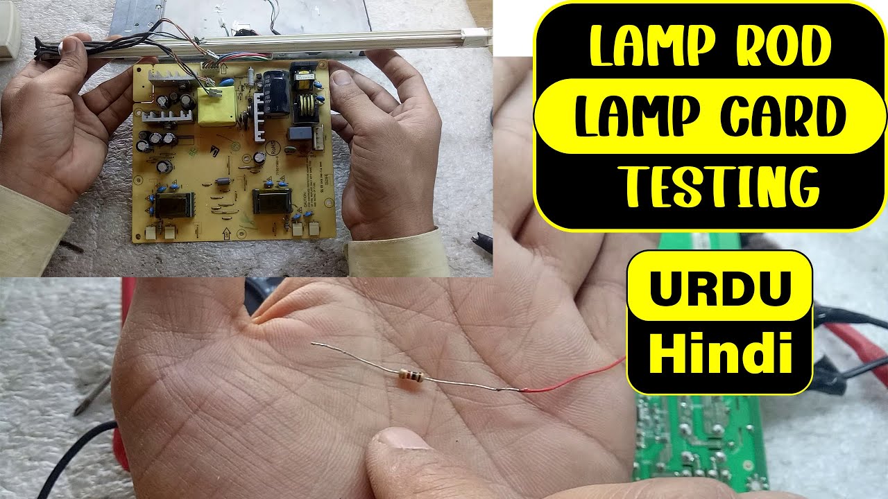 Repairing Tips For LCD Repairing || LED Lamp Rod and Lamp Card Testing Circuit
