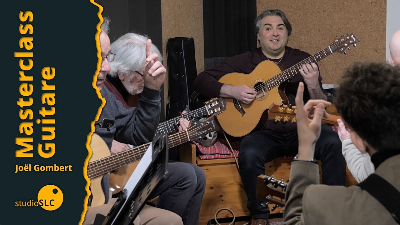Images d'une MASTERCLASS GUITARE ACOUSTIQUE avec Joël Gombert