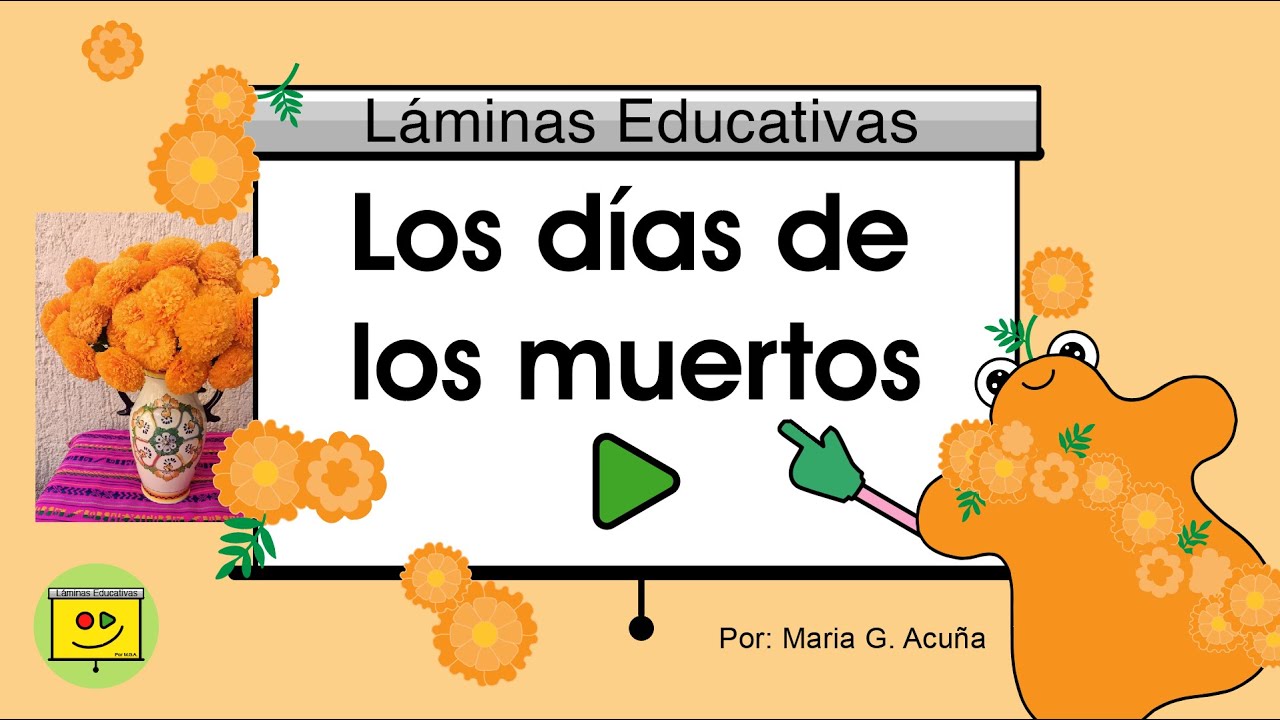 Learn and Teach vocabulary about Días de los Muertos/ Days of the Dead in a fun way!