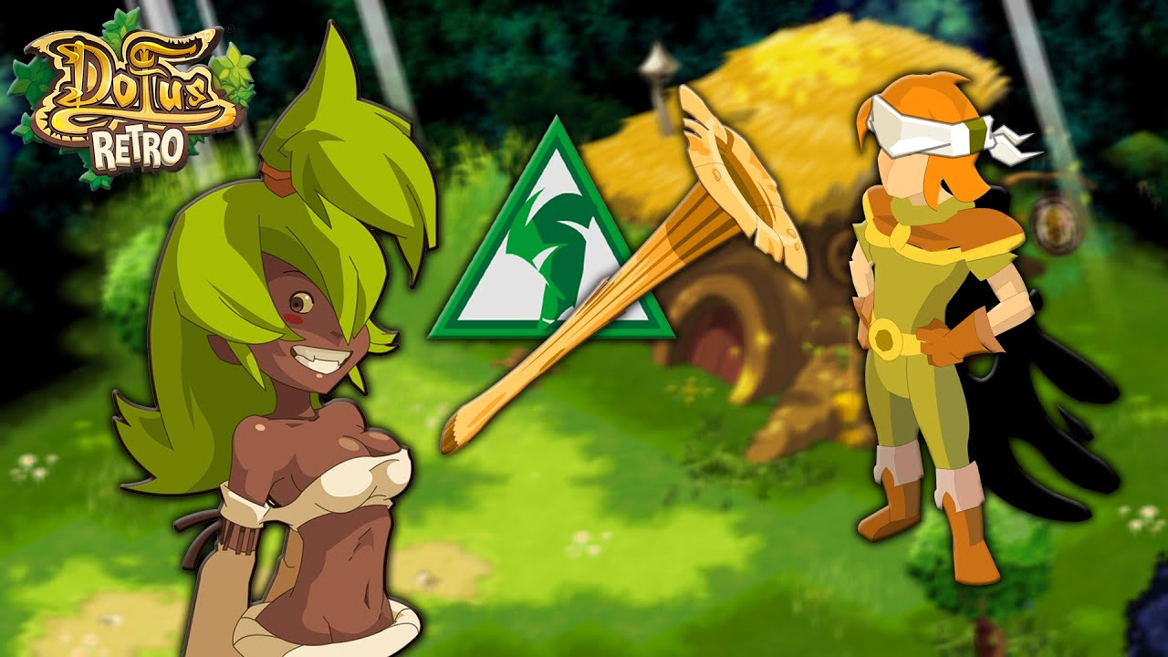 Sadida AIR : duel de Baguetterelle - PVP Dofus Retro