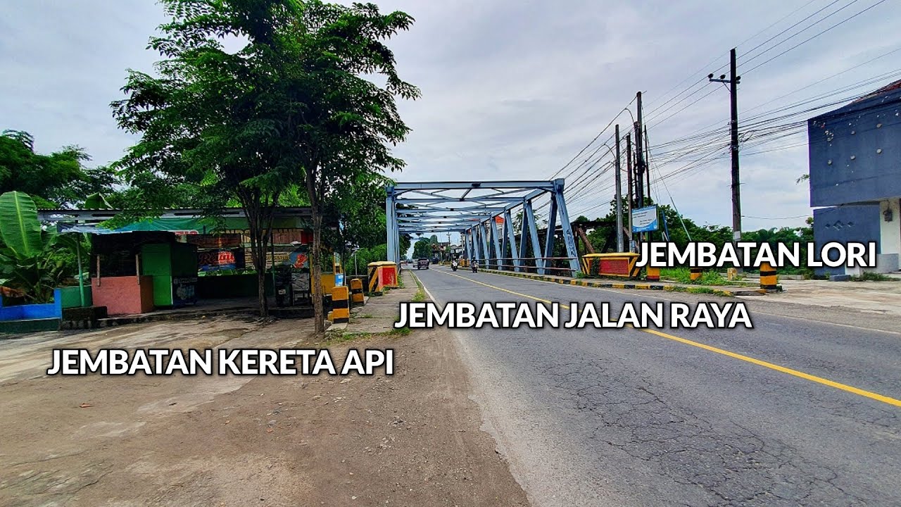 GAK NEMU STASIUN MLILIR MALAH NEMU JEMBATAN UNIK DI PERBATASAN KAB. MADIUN - KAB. PONOROGO