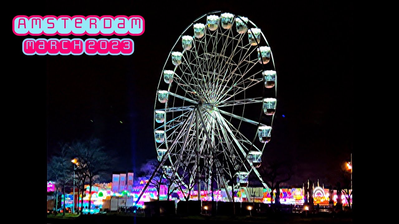 The fair is in town! 🎪🎢🎠🎡Amsterdam Westerpark