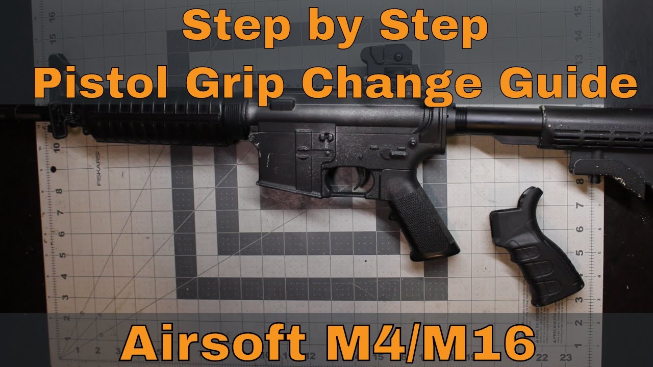 Руководство по замене рукоятки пистолета M4/M16 для страйкбола 2022 года #страйкбол #m4 #airsoftr...