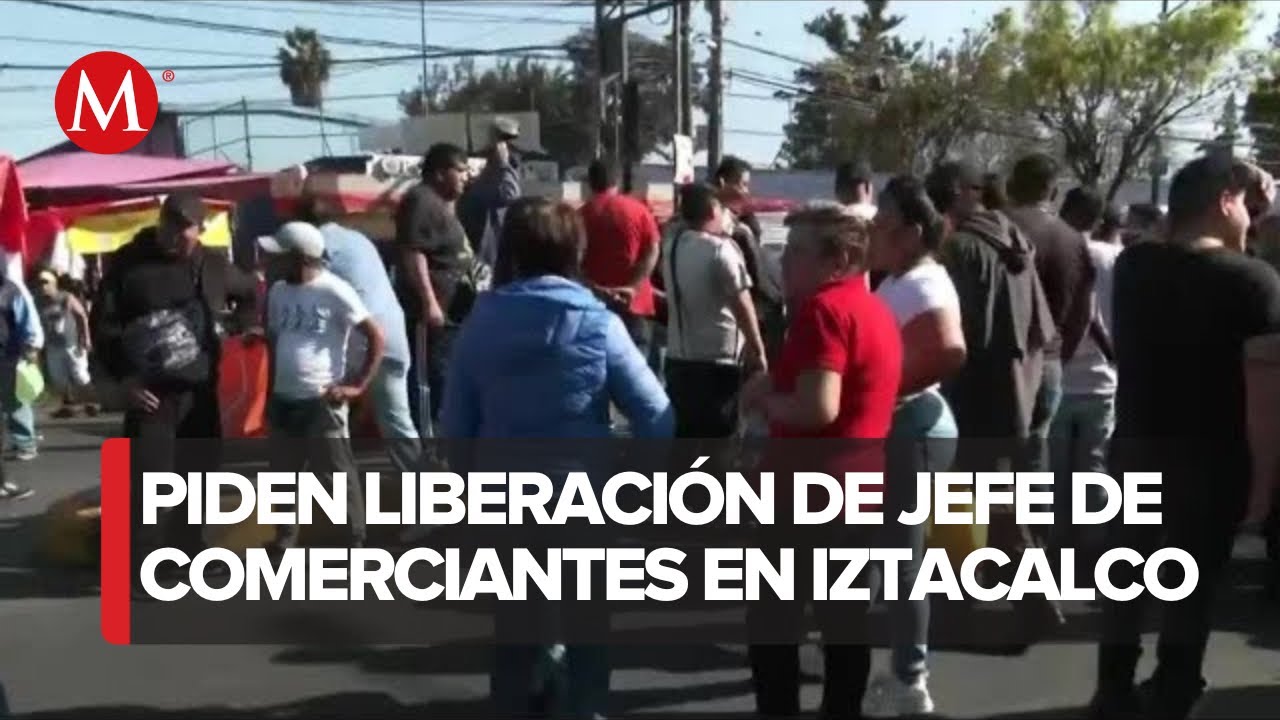 Comerciantes exigen la liberación de detenidos tras balacera en Iztacalco
