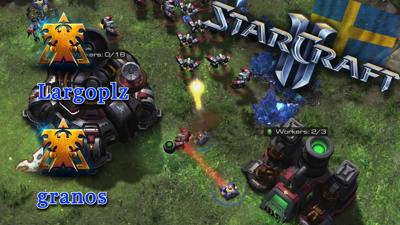 Mental misär! | StarCraft 2 på Svenska! | Largo lirar Ladder vs GogaMagoga