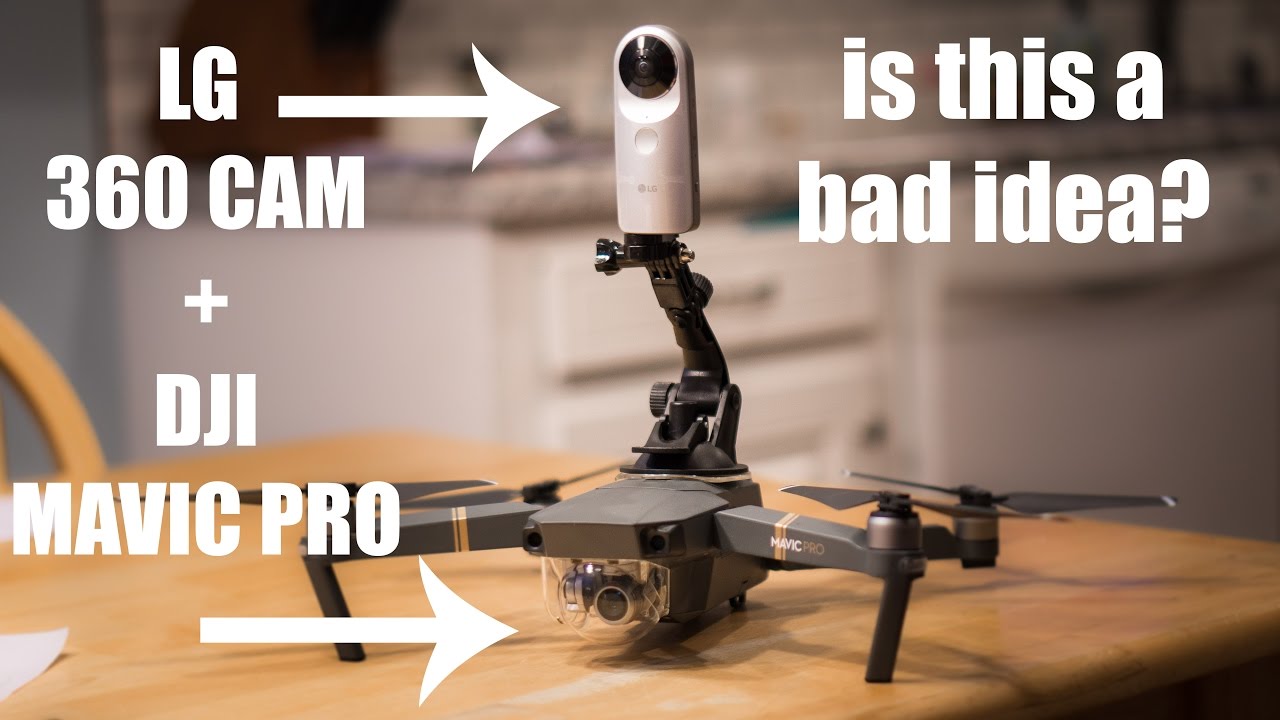 DJI MAVIC PRO + 360 CAM - IT WORKS!