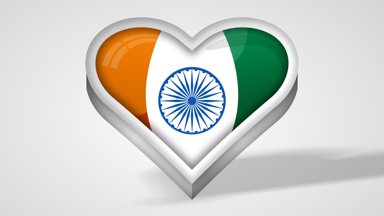 3D Indian Flag Heart Design in CorelDRAW 🇮🇳 | Tricolor Heart Design | 15 August Special