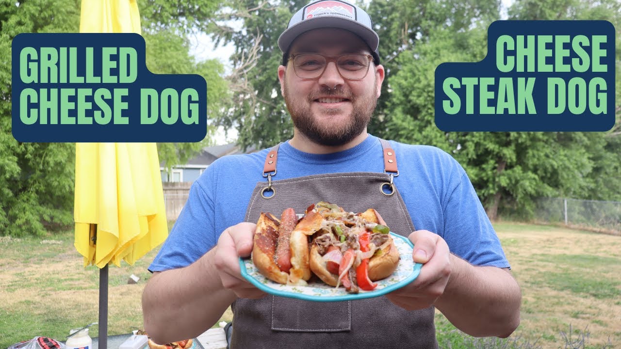 Cheese Steak and Grilled Cheese Dogs