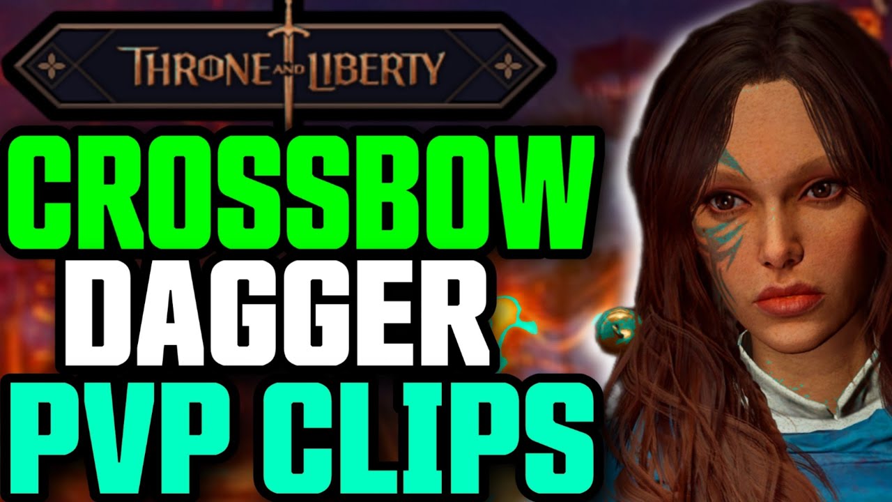 Throne And Liberty - Crossbow / Dagger PvP Highlights (Crossbow Build Guide) Crossbow PvP Gameplay