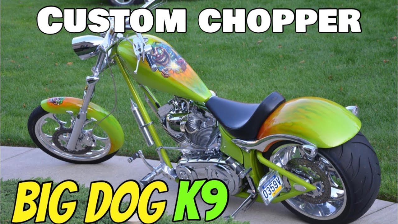 2006 Big Dog K9 - Custom Chopper - BigDog K 9 motorcycle long rake 300mm rear tire 117-ci S&S motor
