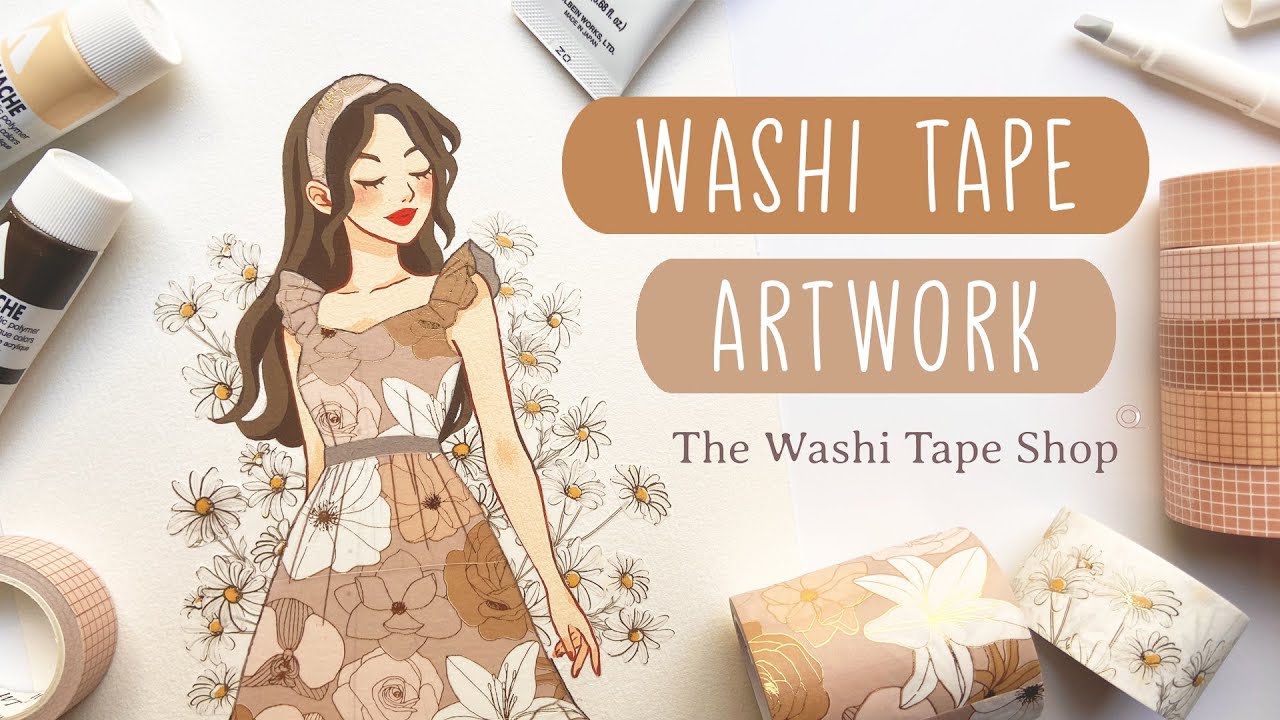 🍂 Making Art with Washi Tape from The Washi Tape Shop 🍂