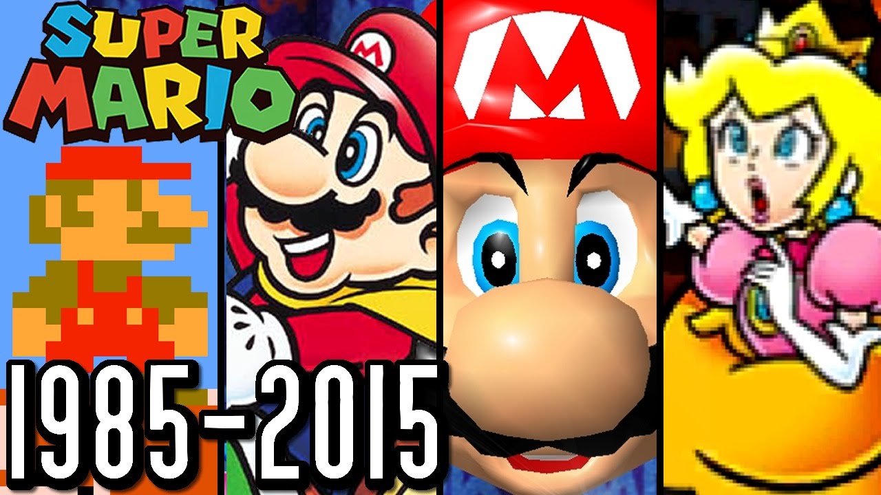 Super Mario ALL INTROS 1985-2015 (Wii U, 3DS, N64, SNES)