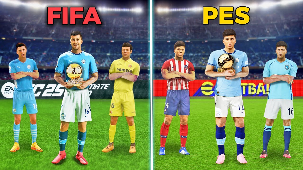 Rodri Evolution - FIFA vs PES | 2017 - 2025