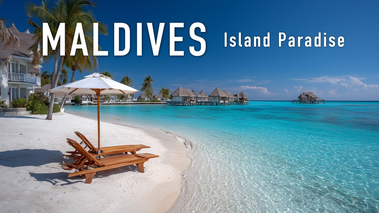Maldives Island Paradise 🌴 Refreshing Ocean Chillout for a Slow Day ☀️