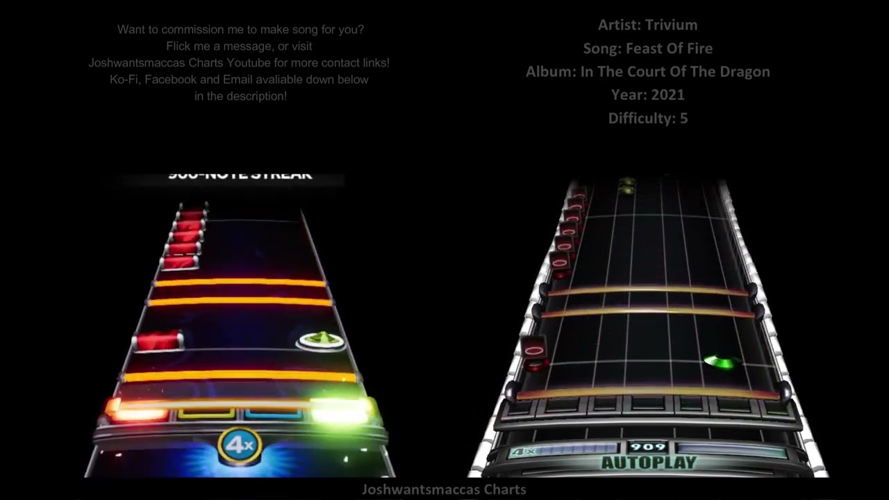 Trivium - Feast Of Fire (Phase Shift/YARG Drum Custom)
