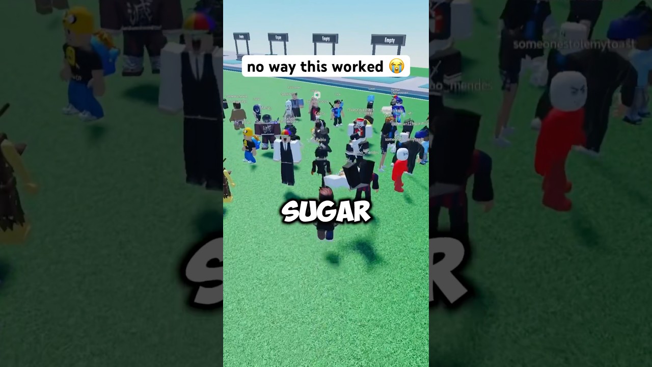 they left so fast 😂 #roblox #funny #trolling #growagarden #comedy #gaming