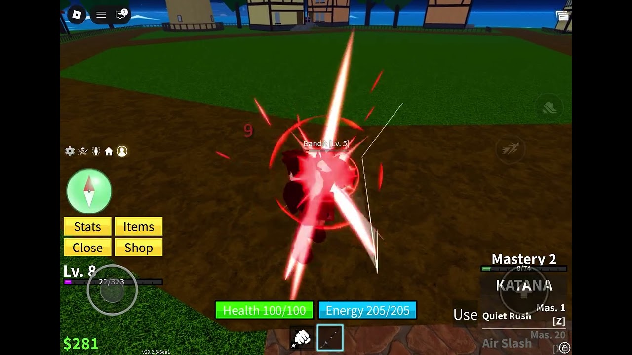 Playing blox fruit chapter 1