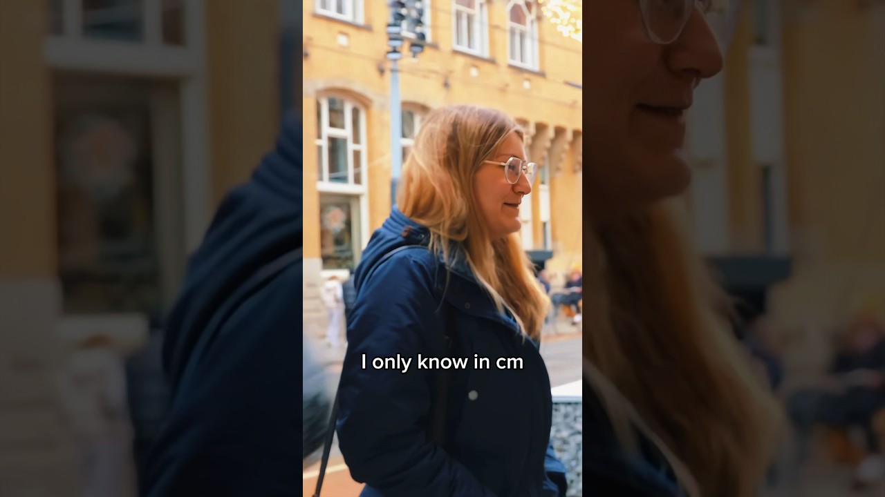 How Tall Are Dutch Women Really?  #shorts #interview #dutch