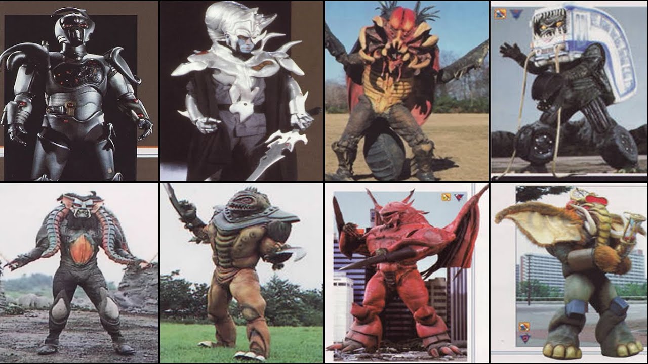 All Jetman Monsters/Villains