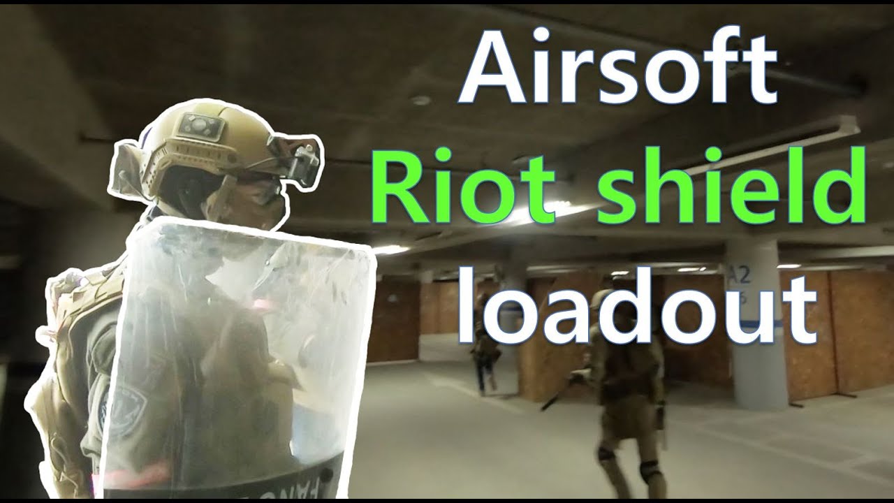 [ Airsoft game ]  USED Riot shield Gameplay | Shawn Airsoft