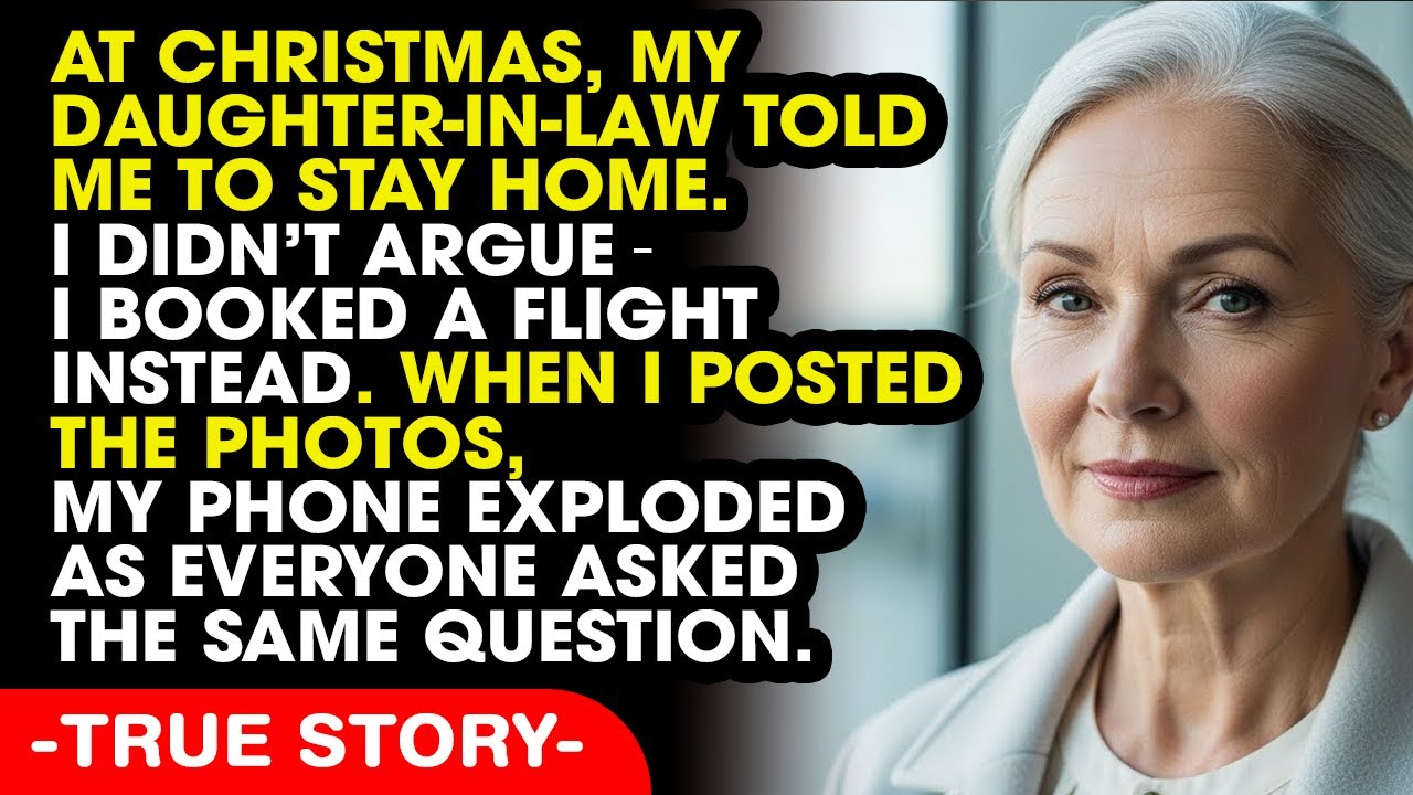 My Daughter-in-Law Said, “Christmas Is at My Mom’s — You Stay Home” — So I Booked a Flight and…