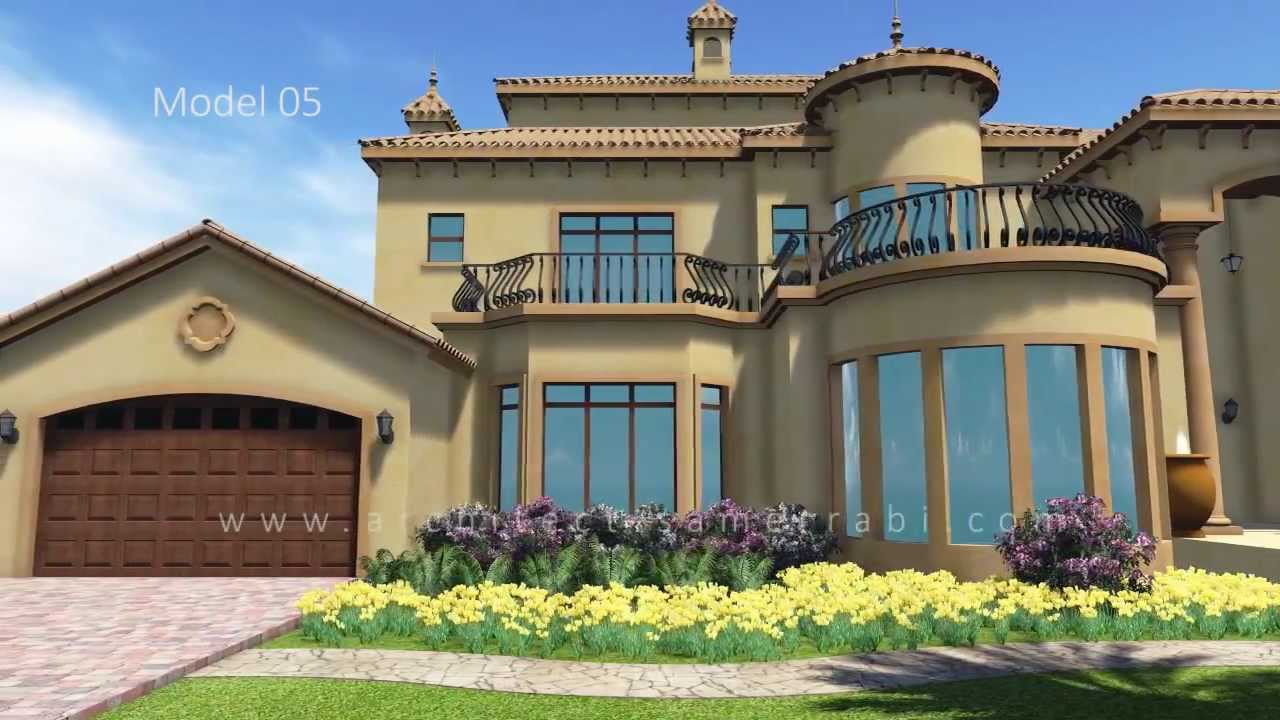 Unique Tuscan House-amazing landscape-Abu Dhabi تصاميم فلل - فيلا