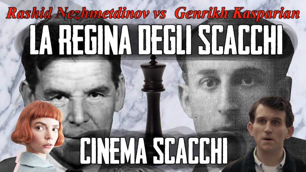 Partite Commentate 440 CINEMA SCACCHI 56 - Nezhmetdinov vs Kasparian - Queen's gambit - [B11] 1955