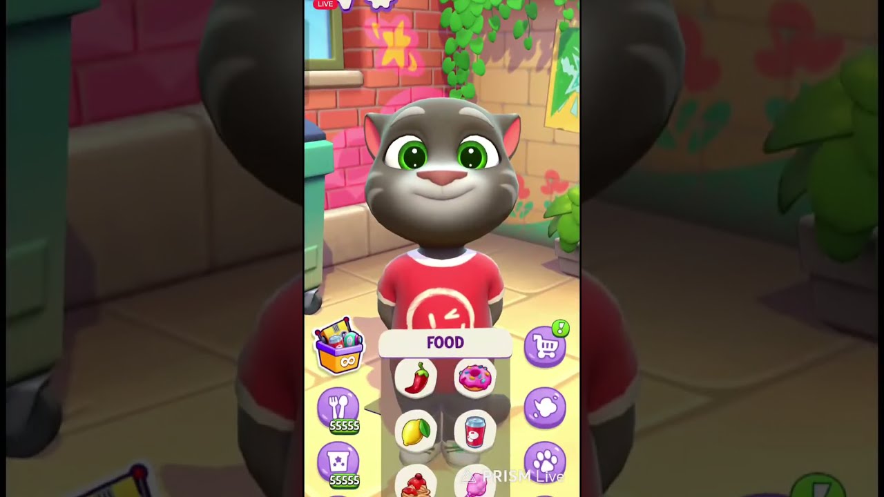 Talking Tom Live #talkingtom #talkingtom2 #trending #live #funny #satisfying