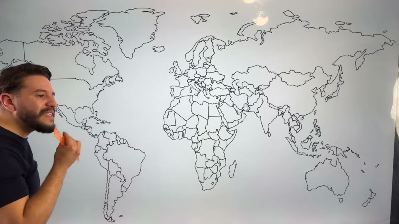 التععين على الخريطة