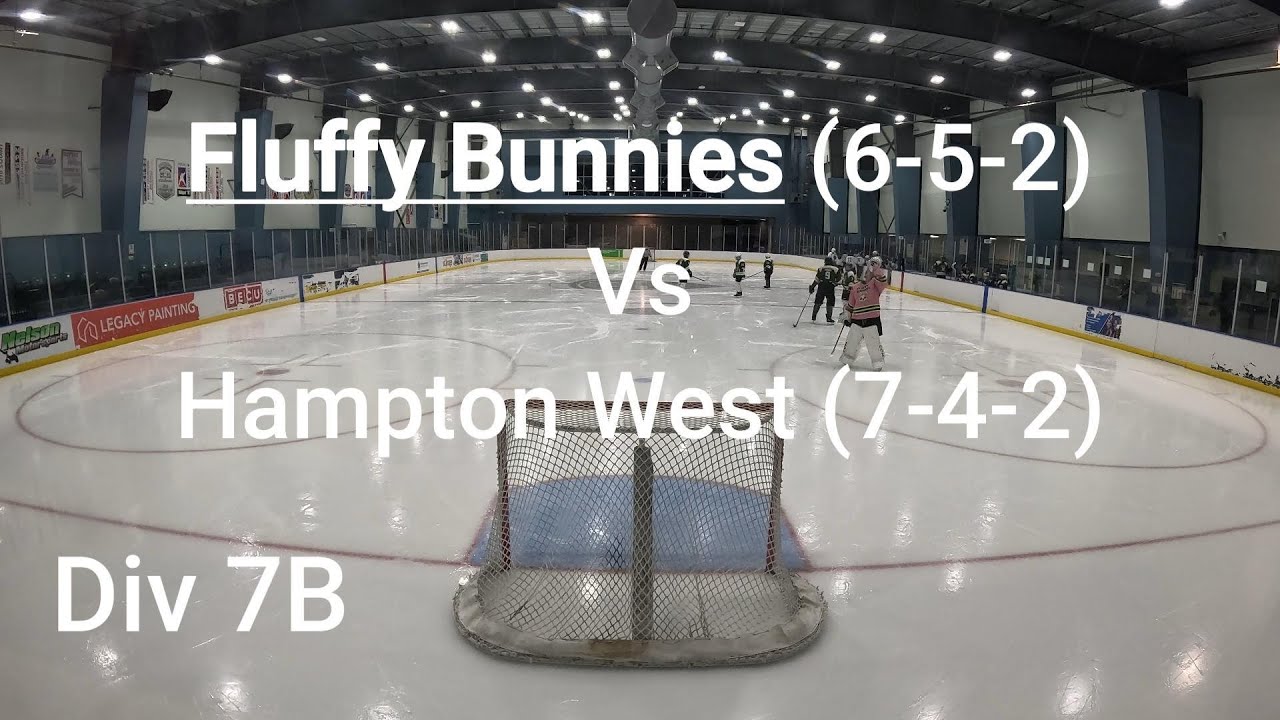 Beer League Goalie Fluffy Bunnies 7B vs Hampton West 7B