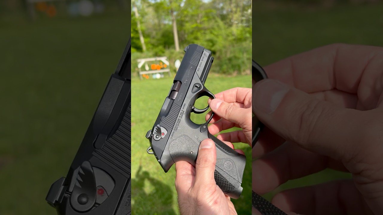 The Beretta PX4 Storm 9mm is a soft shooter with its rotating barrel lockup system.