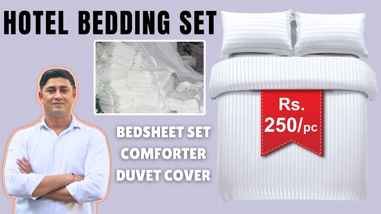 White Hotel Bedsheet Duvet Comforter Pillow Cover Towels Manufacturing Wholesaler #msbulkstock #sale