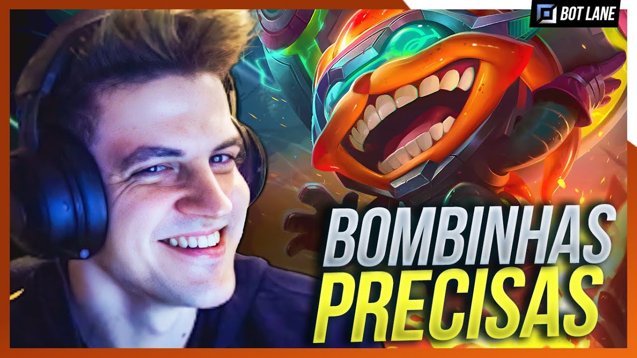 100% de APROVEITAMENTO nas bombinhas do ZIGGS na botlane! 💣