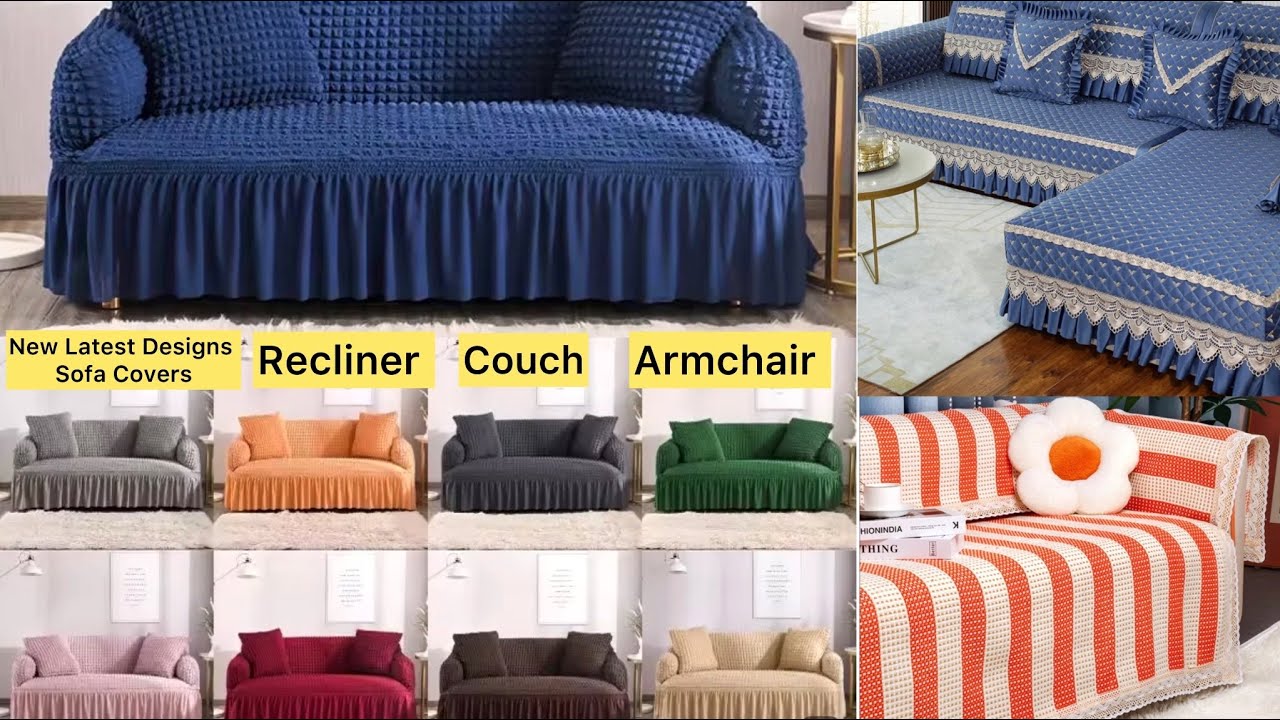 Sofa Covers for Recliner | Couch | Armchairs | New Design Jacquard and Cotton Fabric #sofacovers #yt