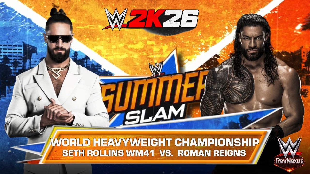 WWE 2K26 – The OTC Roman Reigns vs Seth Rollins | SummerSlam EPIC Main Event