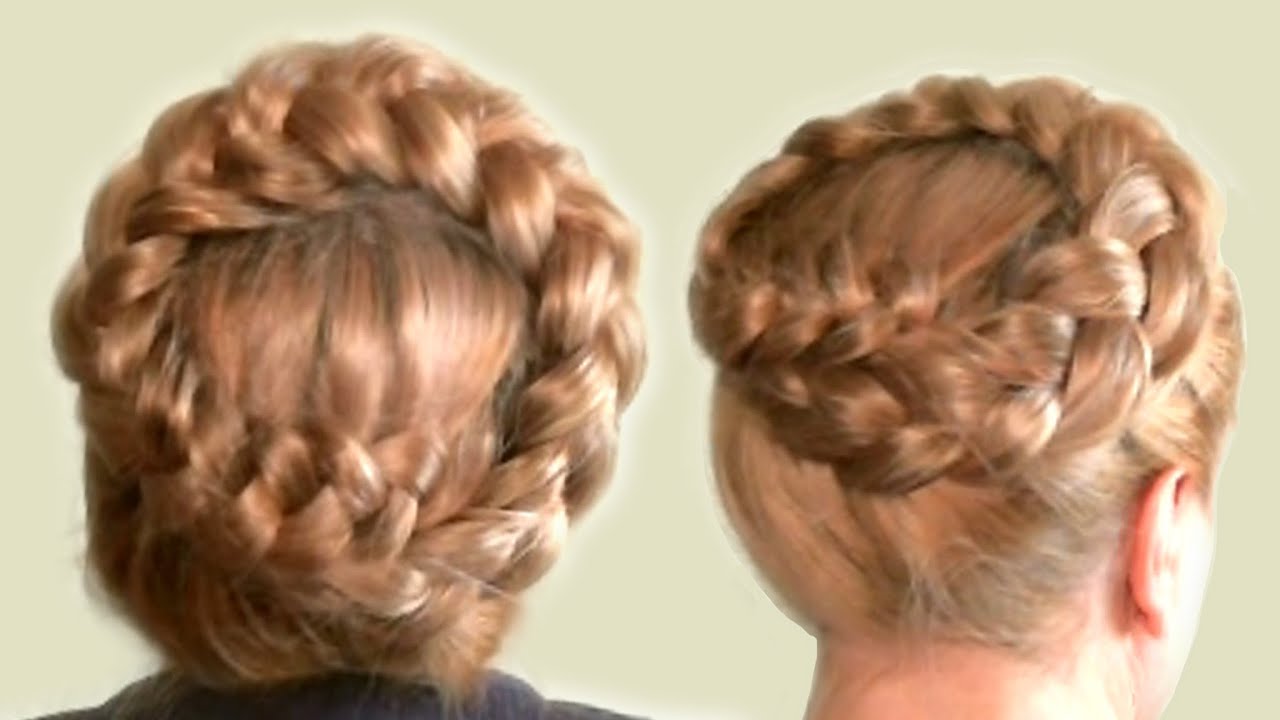 Прическа с Плетением| Объемная Коса Вокруг Головы на Длинные Волосы| Видео| Hairstyle with braided.