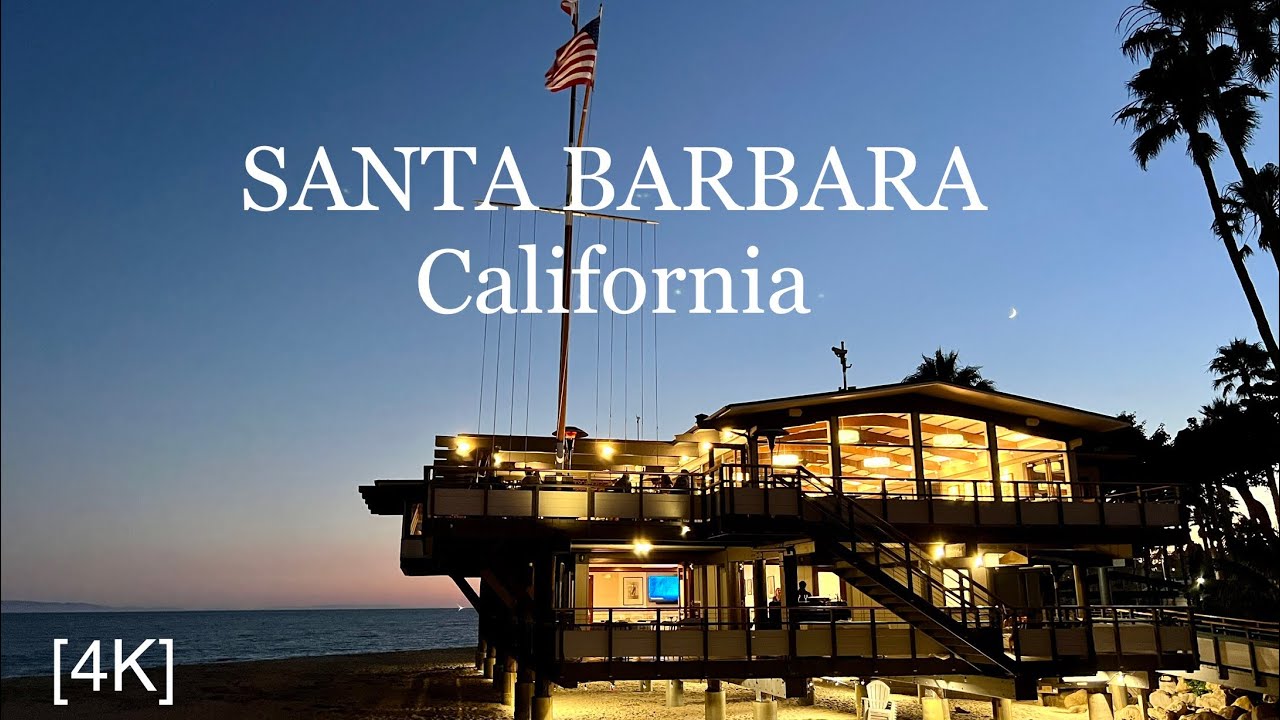 Santa Barbara, California - walking tour [4K]