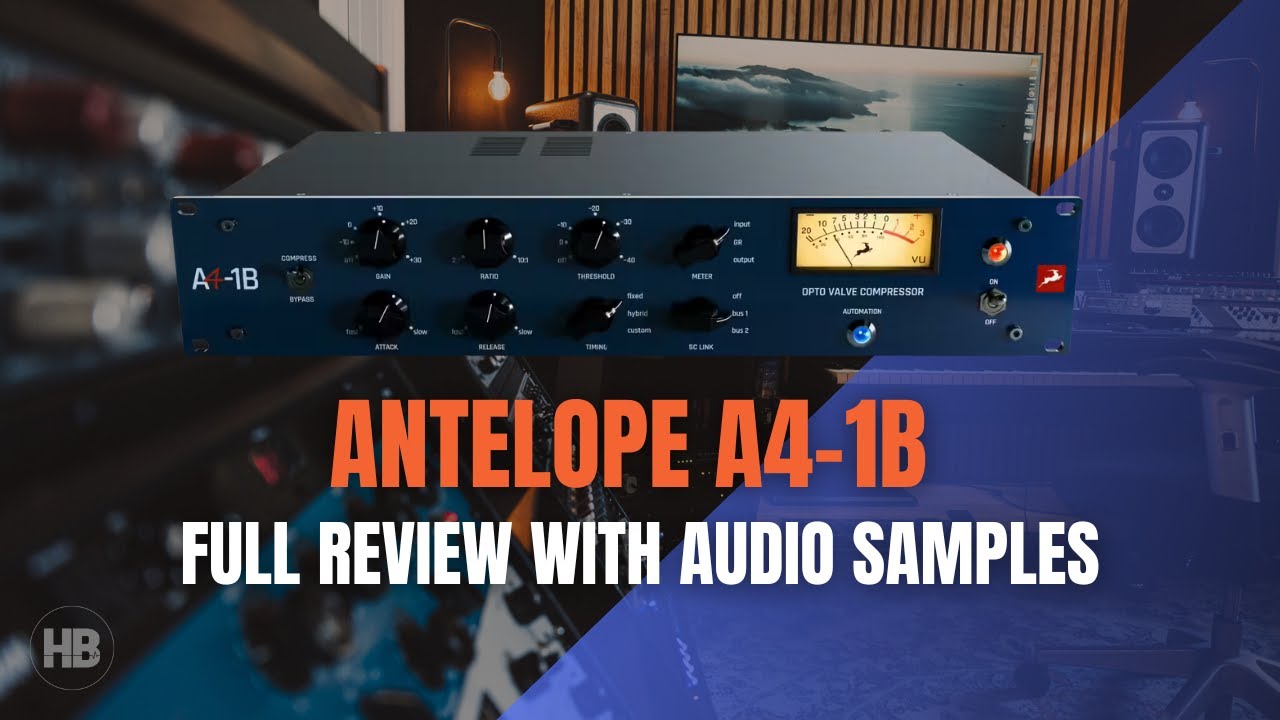 Antelope A4-1B Full Review With Audio Samples! The Future of CL-1B Compressors.