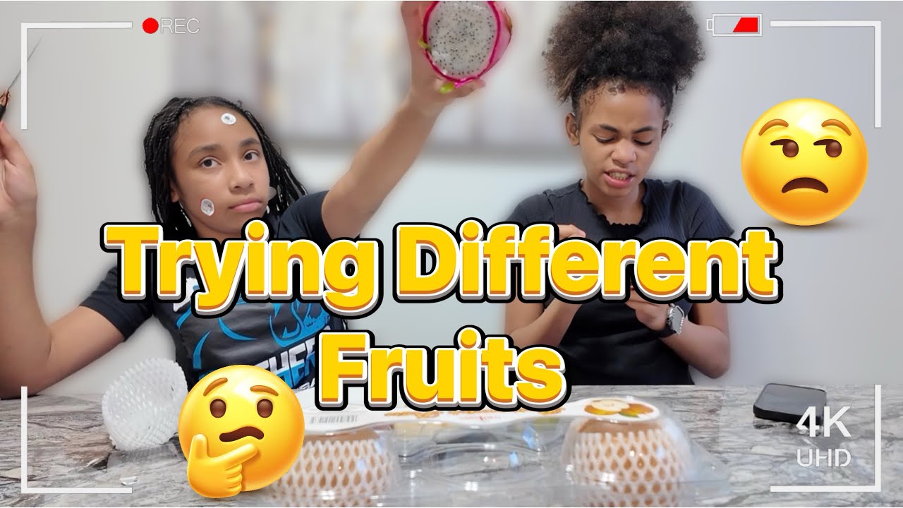 Пробуем фрукты, которые раньше никогда не ели 🍊🍈