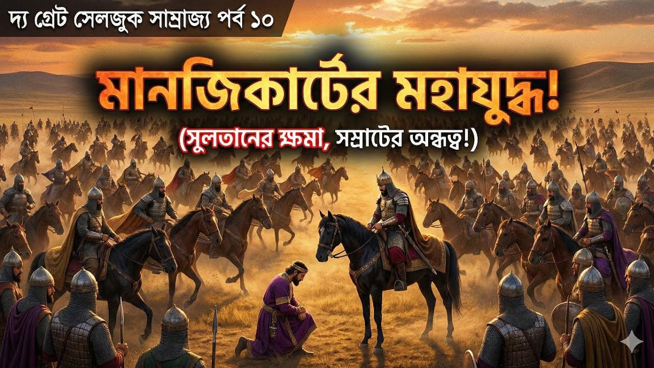 Battle of Manzikert মানজিকার্টের ইতিহাস ও রোমানুসের করুণ পরিণতি | দ্য গ্রেট সেলজুক সাম্রাজ্য পর্ব ১০