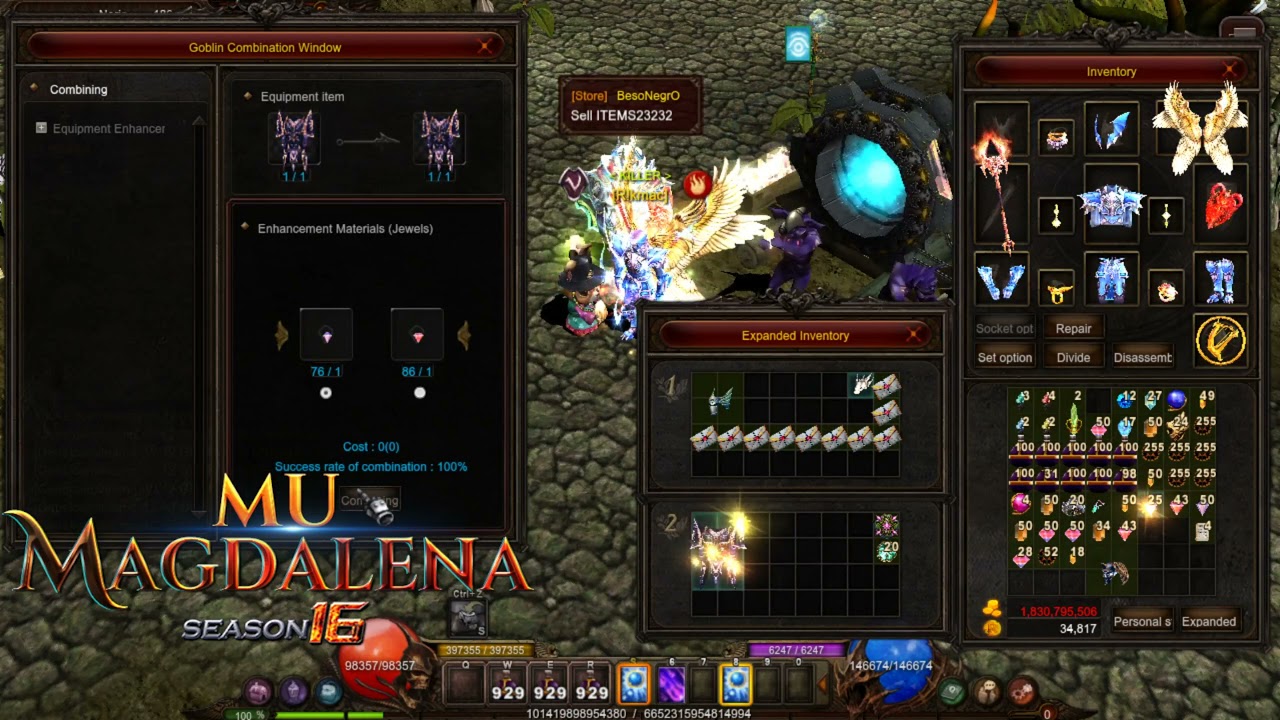 [ GUIA ] Como Subir de nivel a los items hasta +15 en Mu magdalena season 16 s16