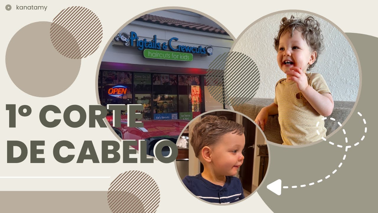 PIGTAILS & CREWCUTS: O Primeiro corte de cabelo do nosso filho, Lee.
