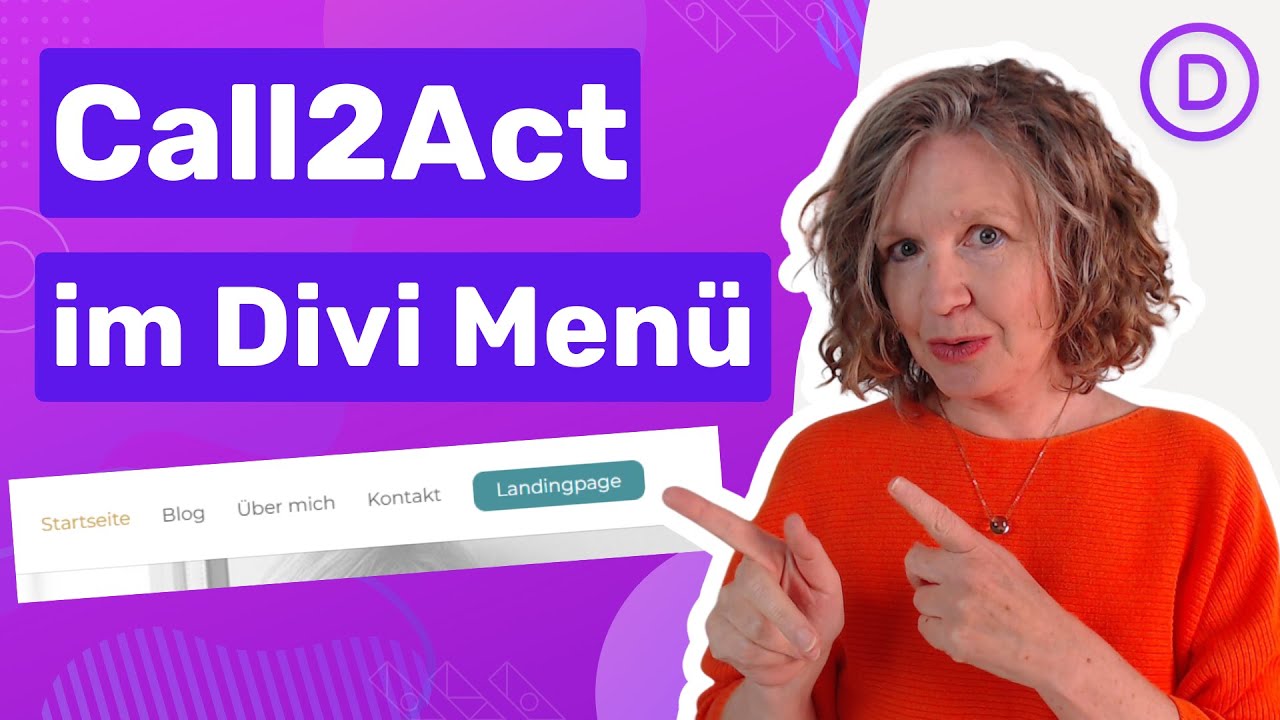 Button im Men&uuml; | Divi Theme Tutorial