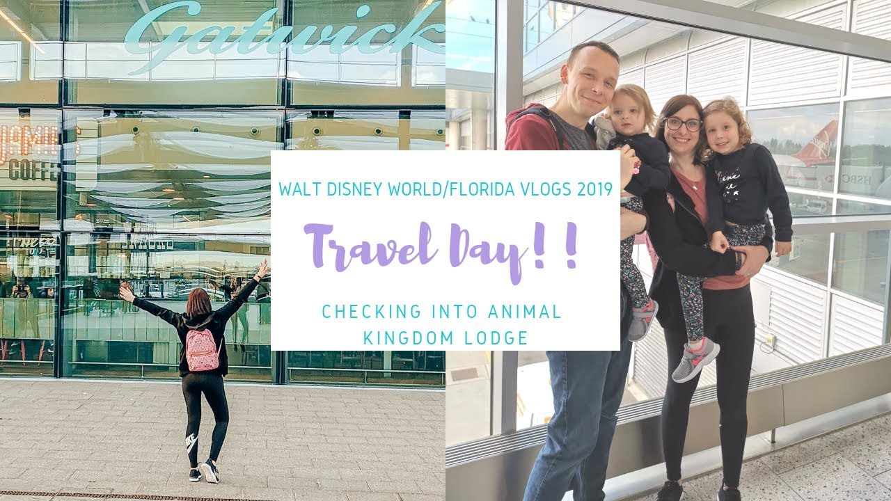 DISNEY WORLD TRAVEL DAY ✈️ checking into Animal Kingdom Lodge ✨ Feb '19
