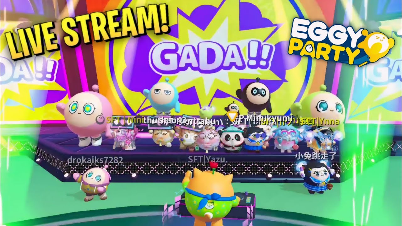 Eggy Party Livestream#43: Happy Eggy Weekend Festival!