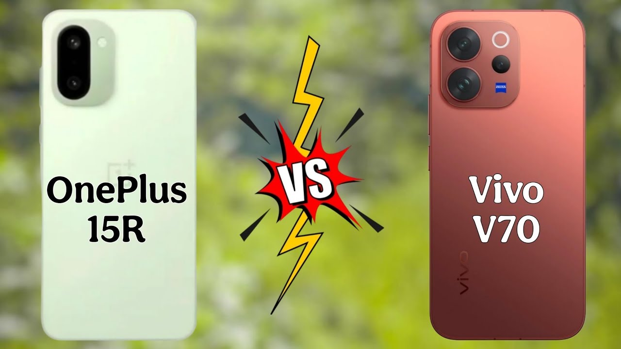 OnePlus 15r 5G vs Vivo V70 5G Il FullComparison